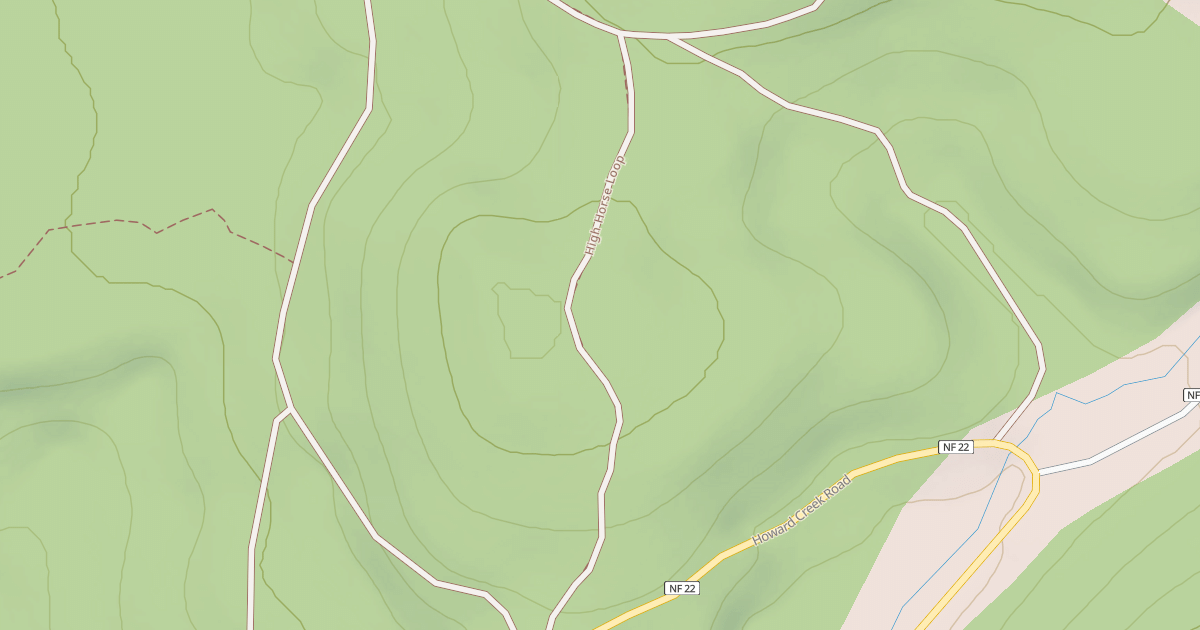 Map preview of USFS National Forest System Roads {7E919C66-D696-40C2-AB17-DEA2DC575BD8}