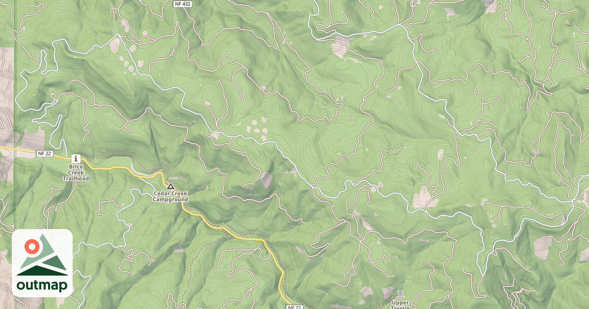 Map of DINNER RIDGE