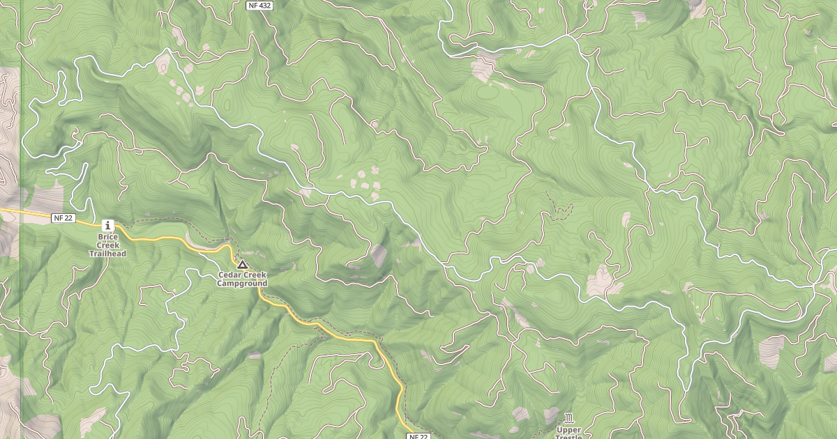 Map preview of DINNER RIDGE