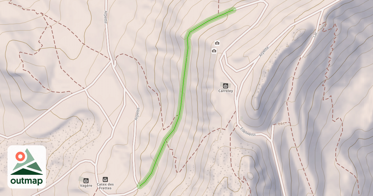 Map of Arpette