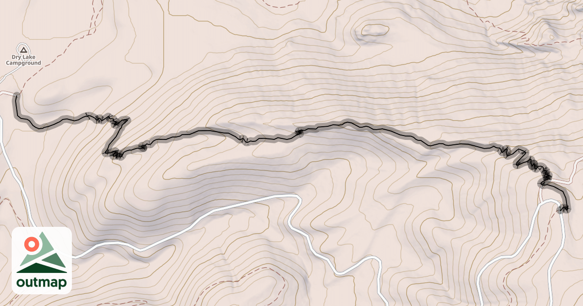 Map of Bear Tree Ridge Trail