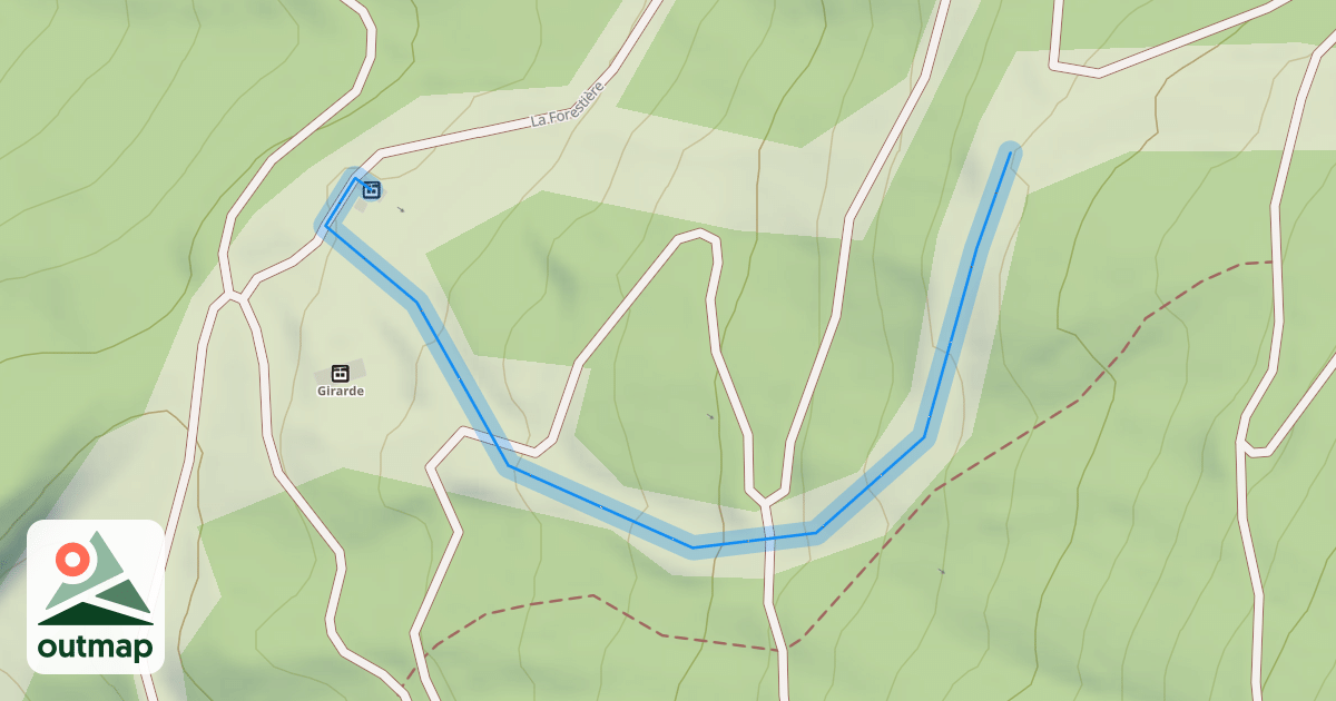 Map of Bois des coqs