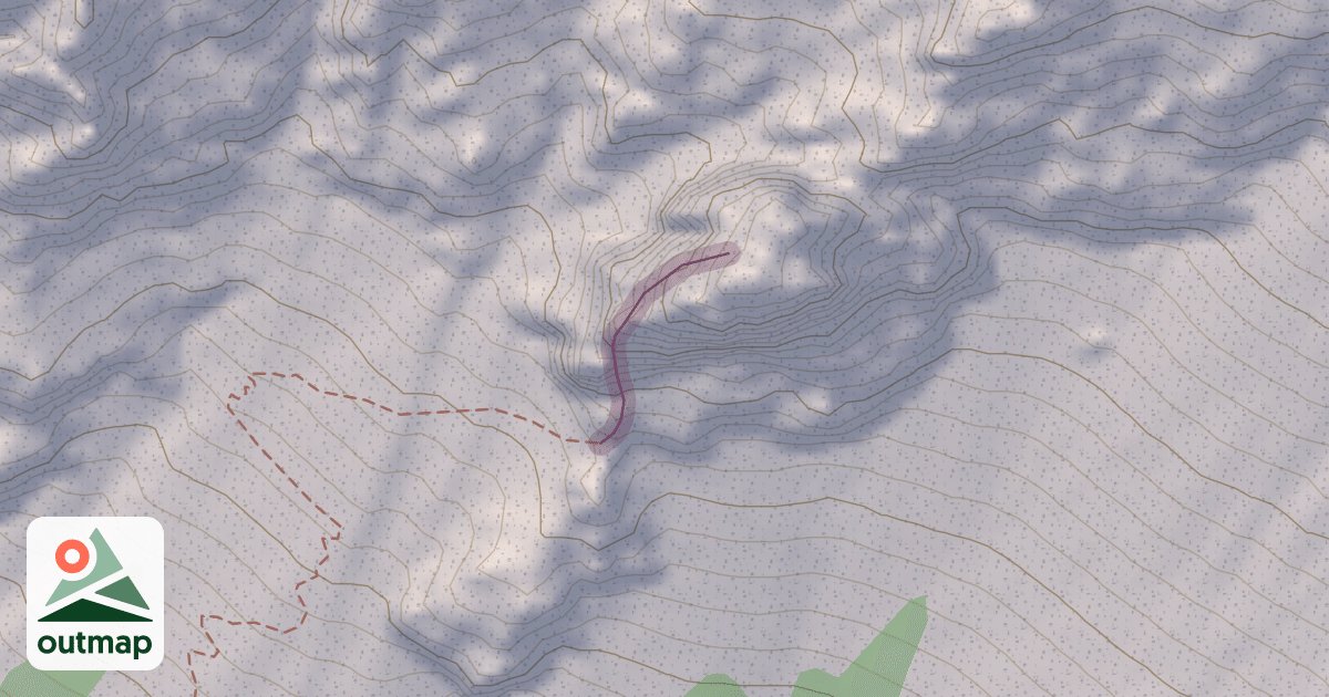 Map of Climbing Route