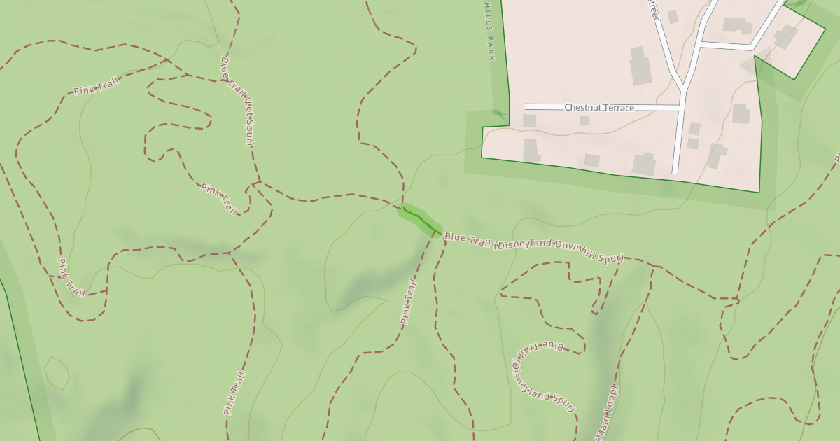 Map preview of Pink Trail / Blue Trail (Lot Spur)