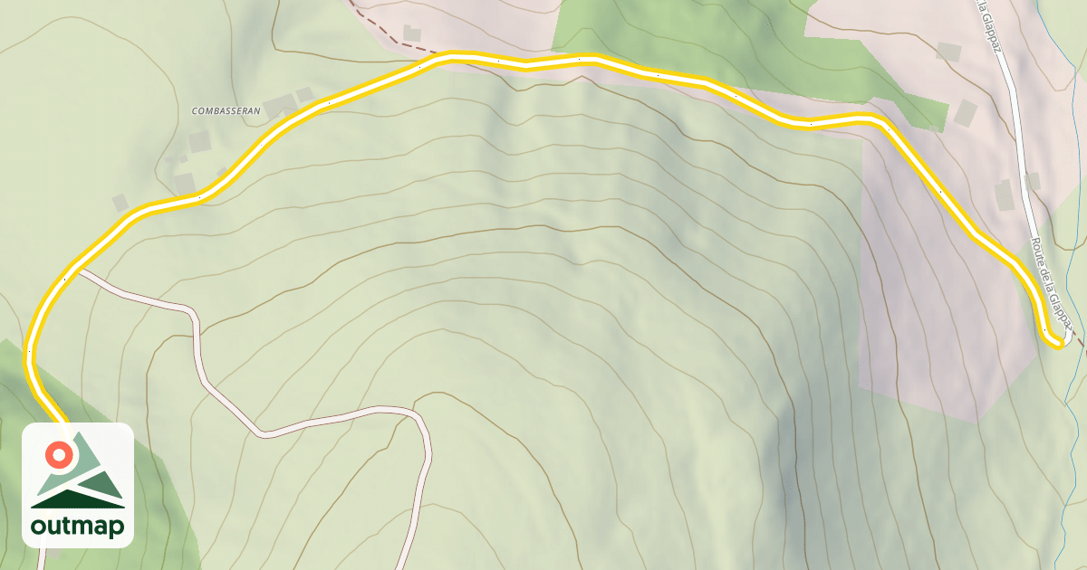 Map of Chemin des Ervines