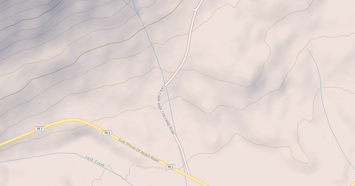 Map preview of LUCK CREEK WEST TRIB VALLEY