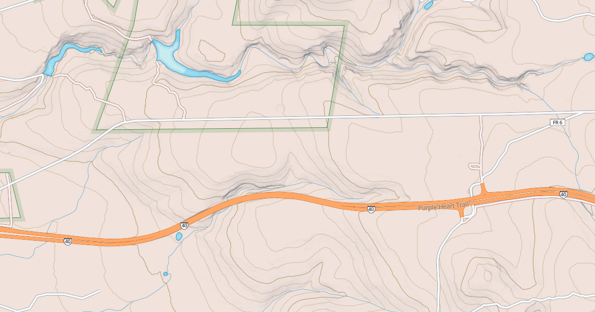 Map preview of ASH FORK HILL MTN. BIKE
