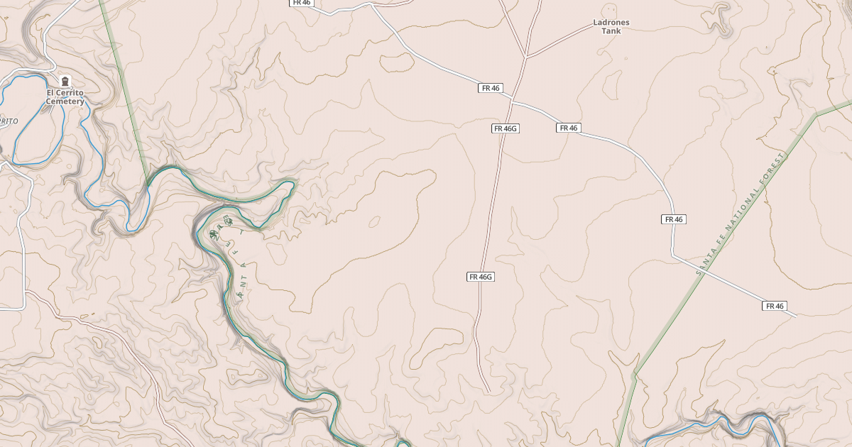 Map preview of USFS Motor Vehicle Use Map Roads {9681195D-6A4F-4F9D-BE9C-88B4F662FA73}