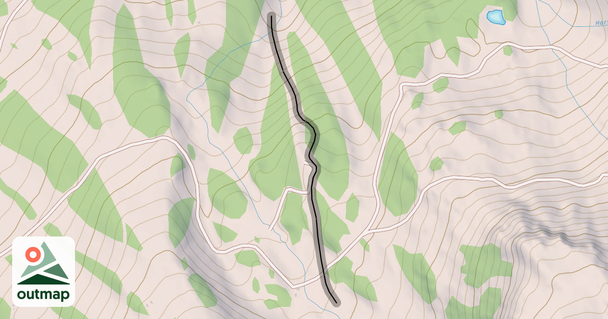 Map of Hooker Hump