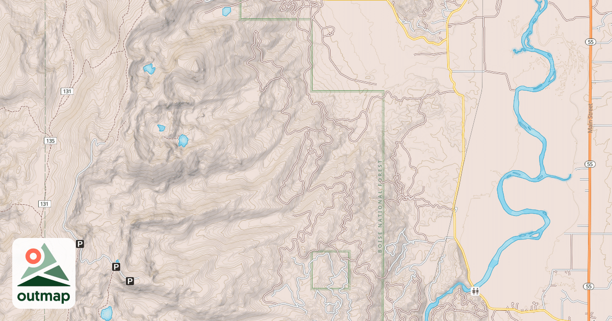 Map of BRUSH CREEK