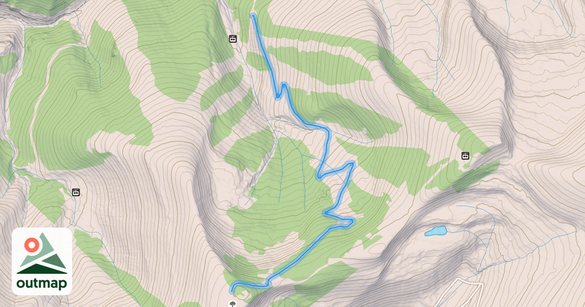 Map of Pete'S Bowl Skiway Road