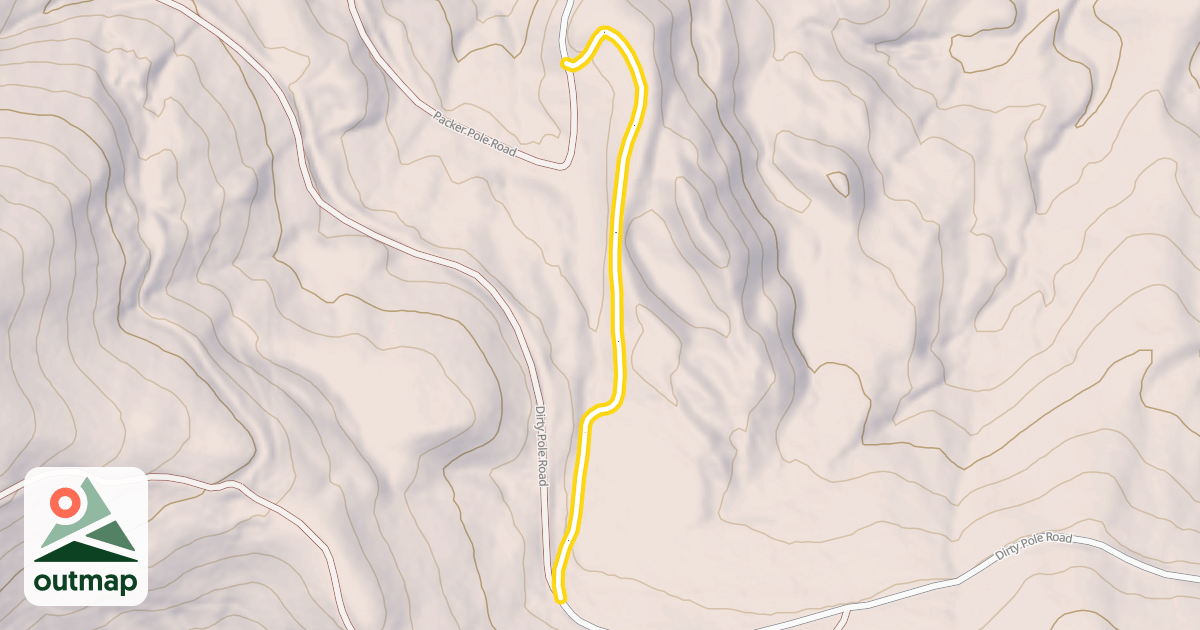 Map of Forest Road 575