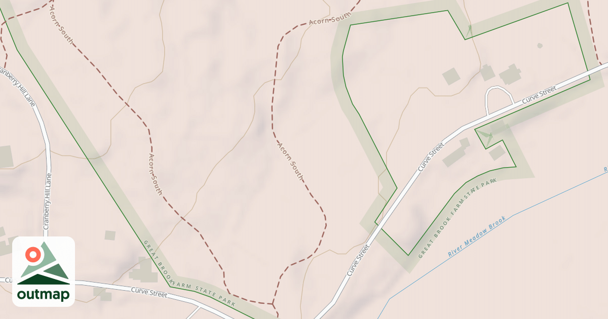 Map of Acorn South Trail