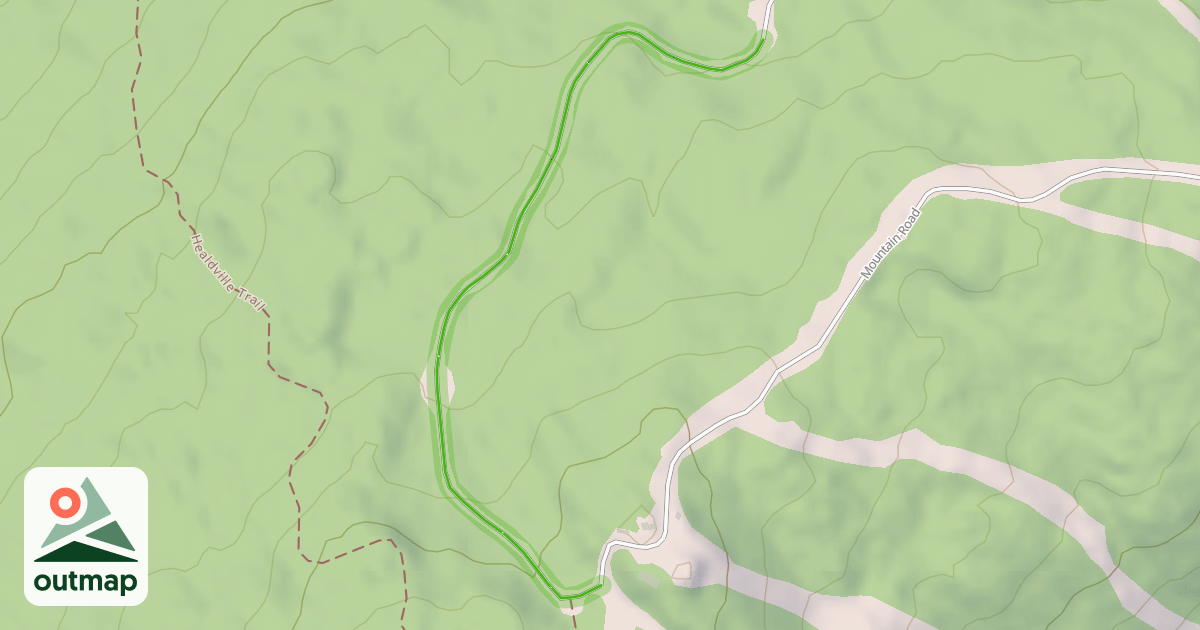 Map of Mountain Road