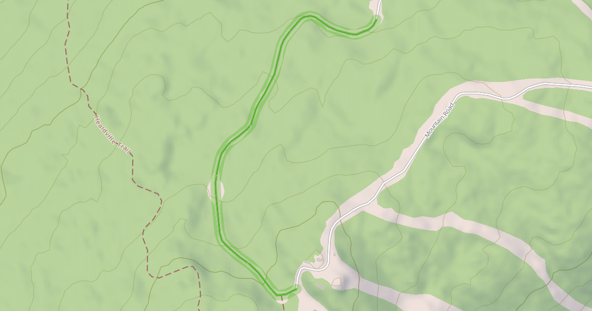 Map preview of Mountain Road
