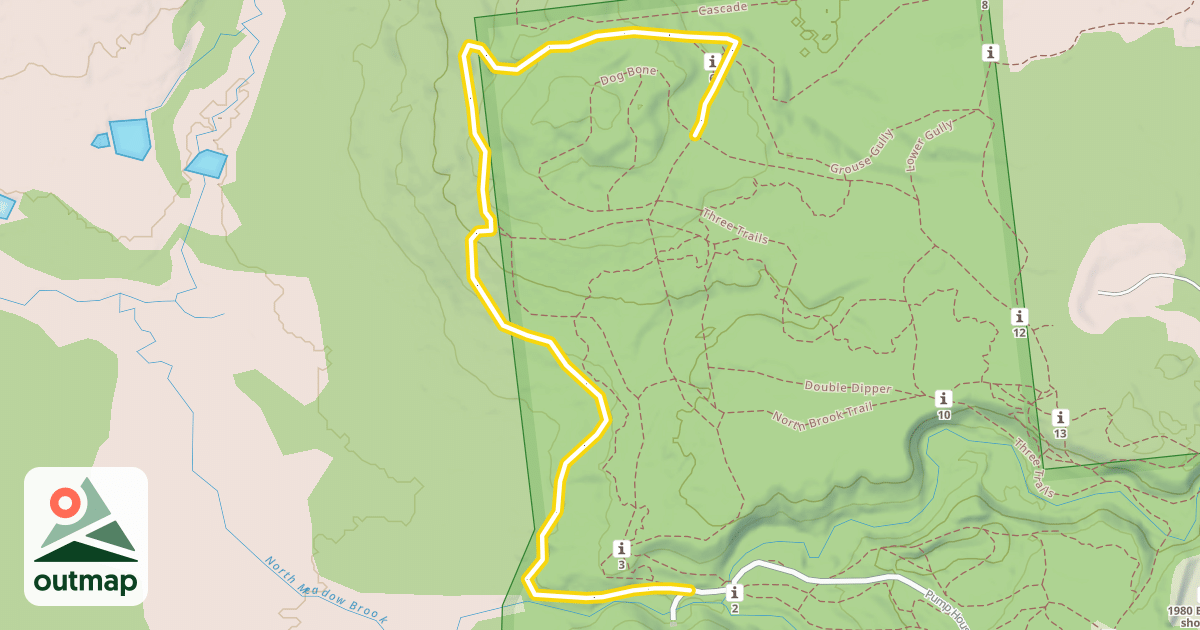Map of Three Trails