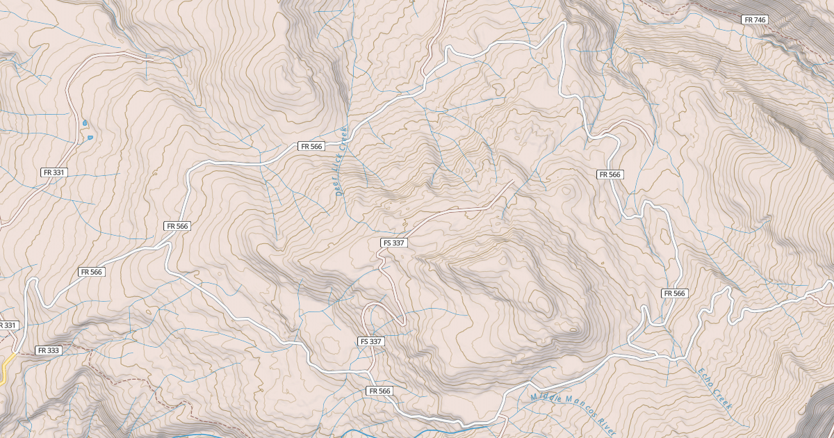 Map preview of ECHO BASIN
