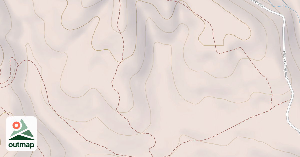 Map of USFS Motor Vehicle Use Map Trails 20739