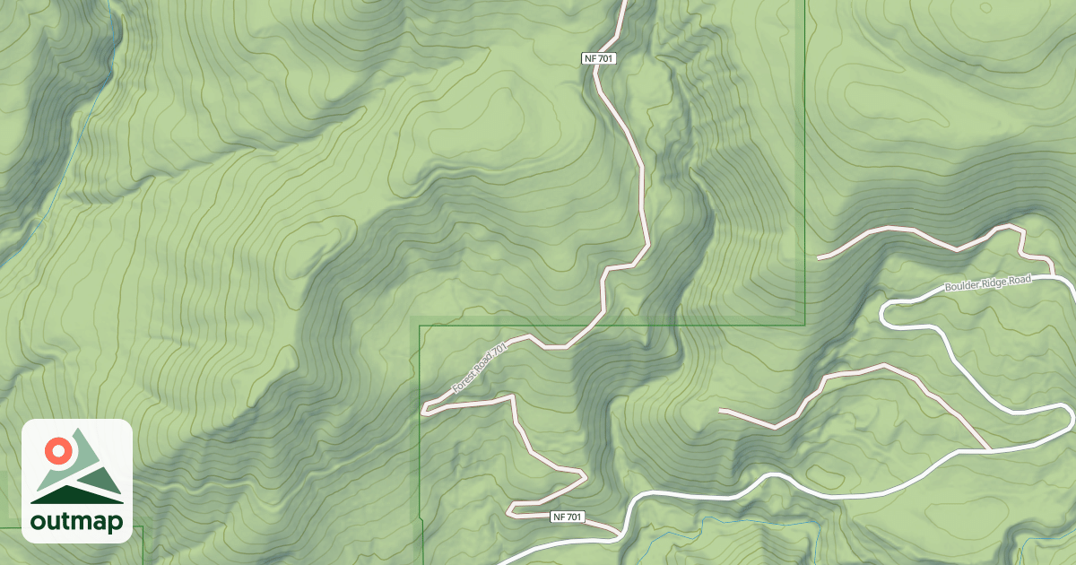 Map of DRY CREEK ROAD