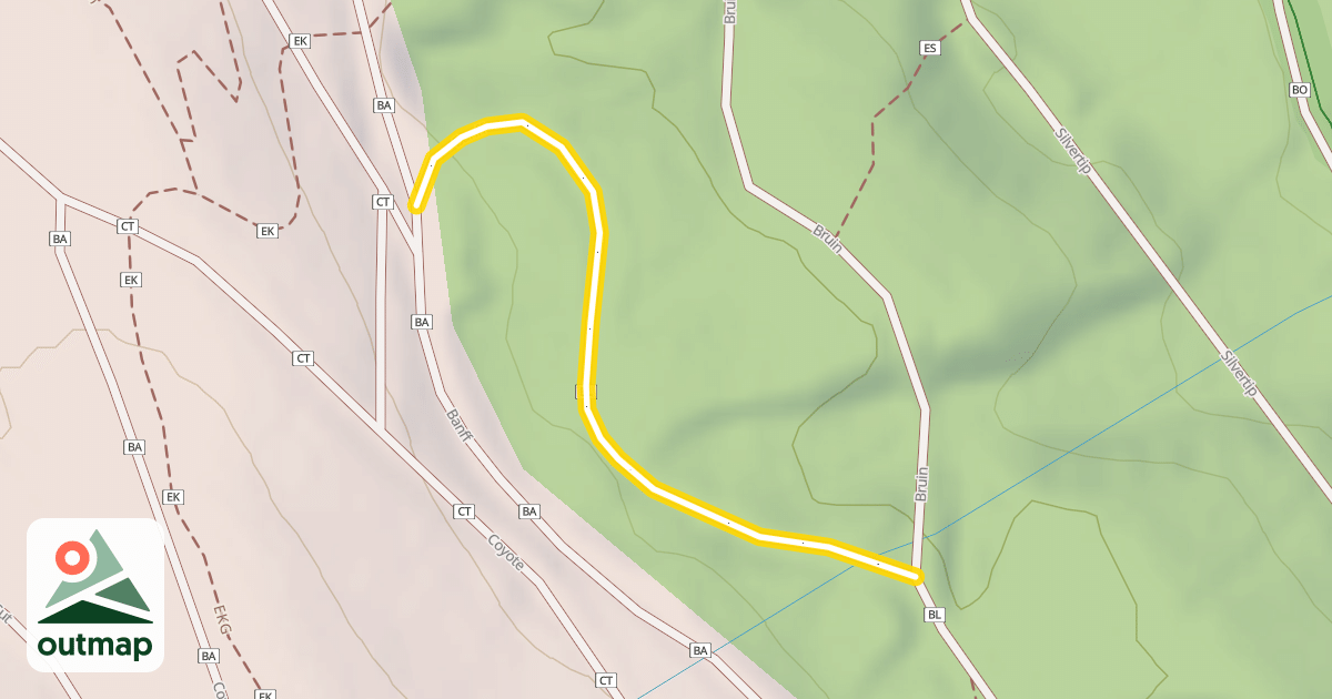 Map of Banff