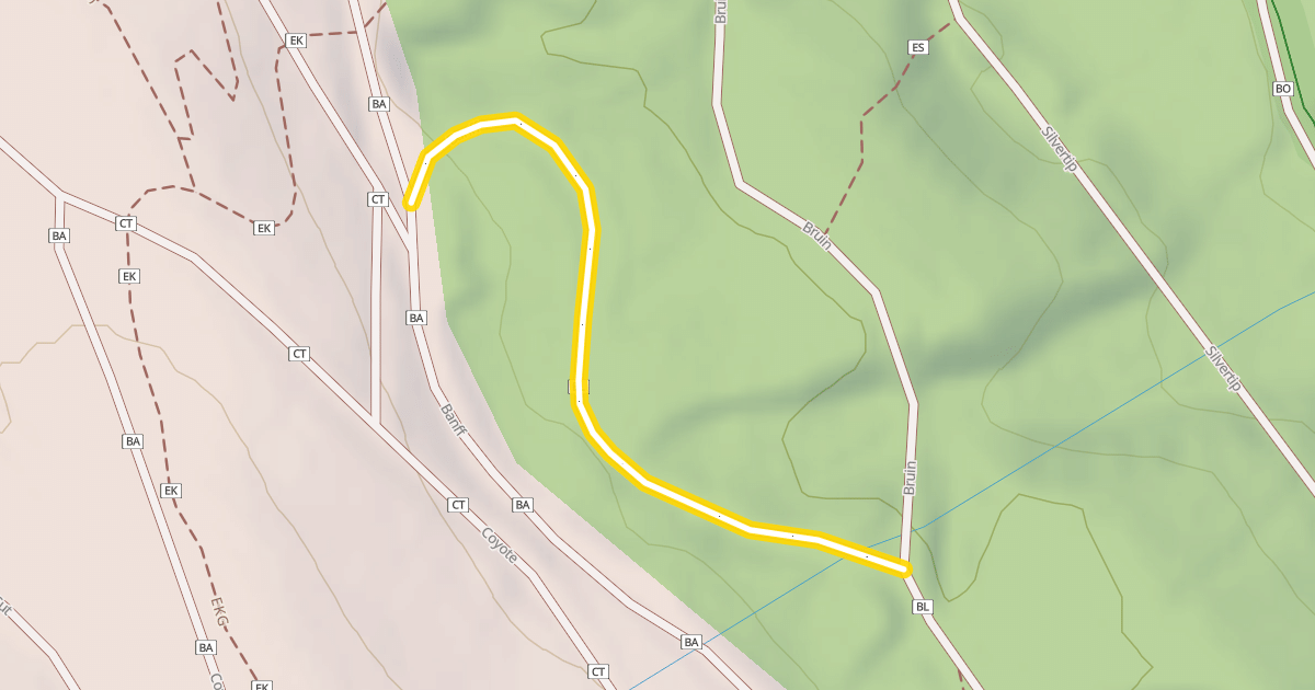 Map preview of Banff