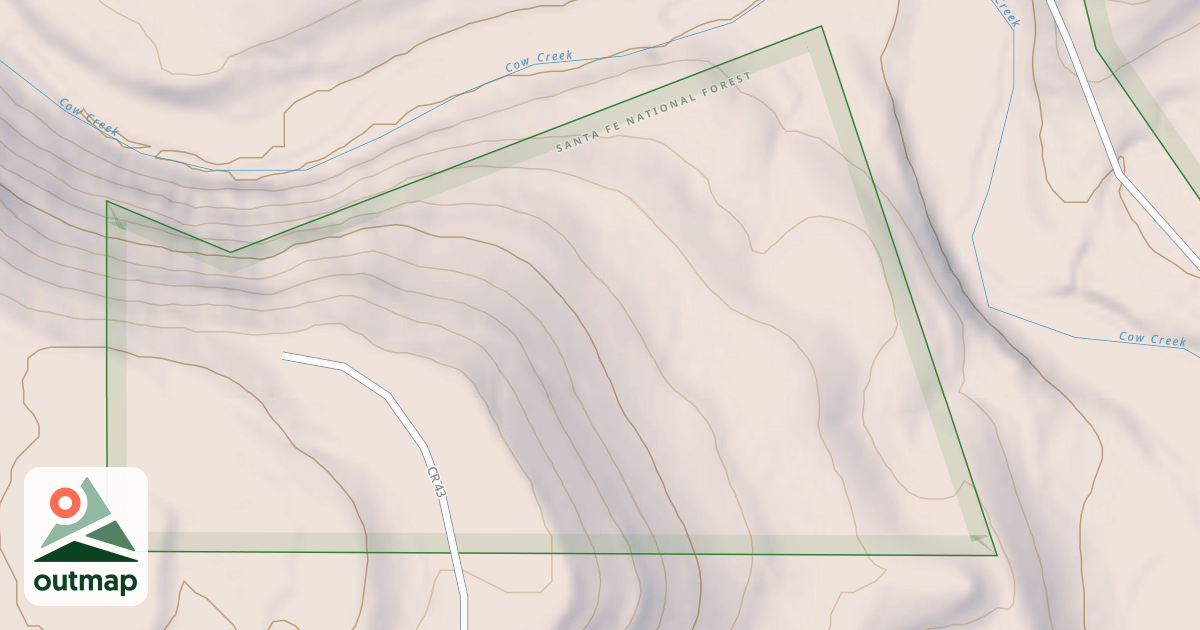 Map of USFS Motor Vehicle Use Map Roads {261CB004-9177-40B7-908A-8B7B39BD07E6}