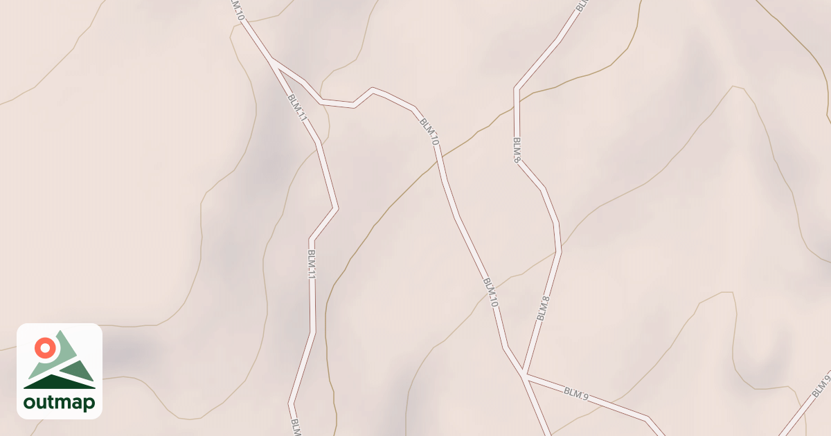 Map of Dry Creek Trail