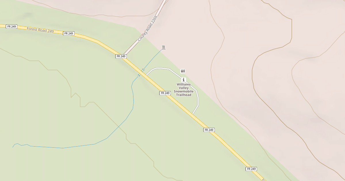 Map preview of SNOWMOBILE PARKING AREA