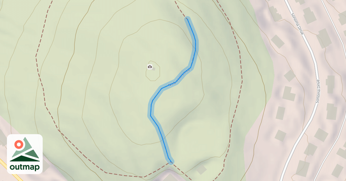 Map of Nob Hill Loop