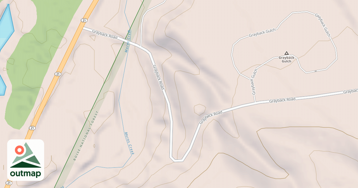 Map of GRAYBACK GULCH