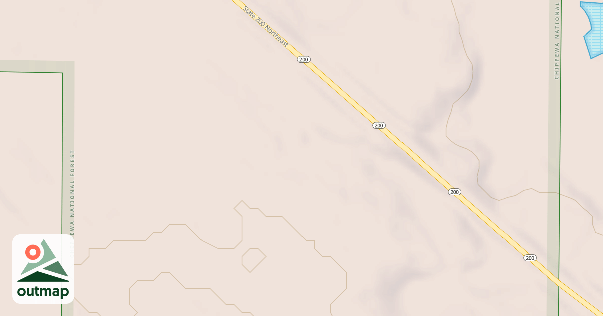 Map of MN 200 SPUR 2755