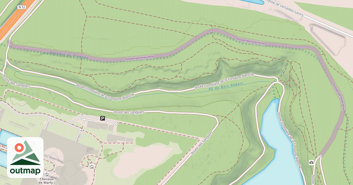 Map of Route de l'Epi d'Or