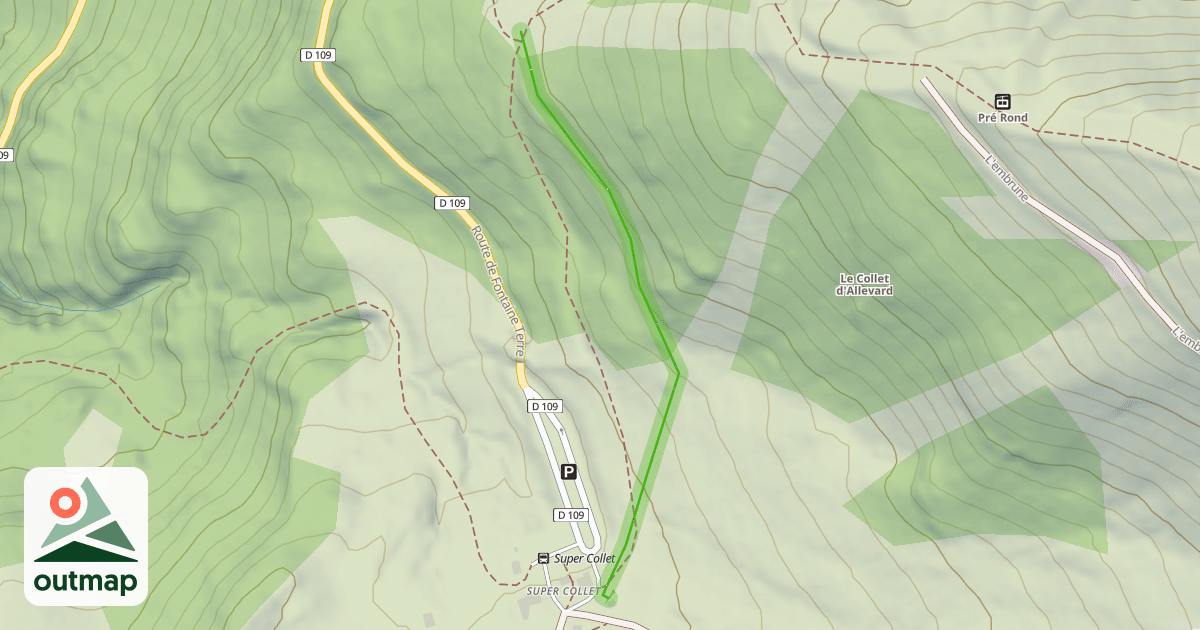 Map of Chemin des Dames