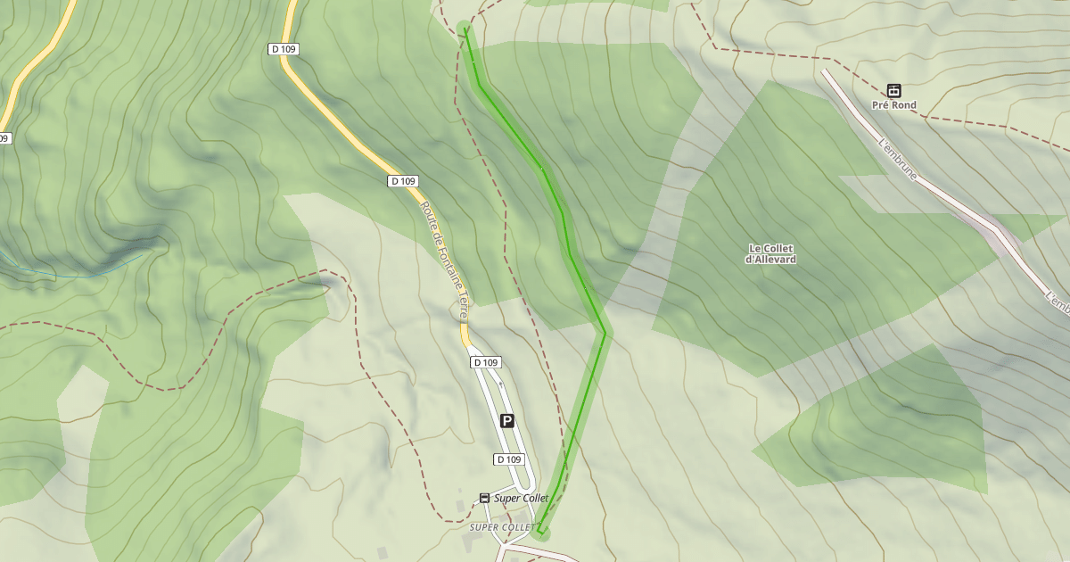 Map preview of Chemin des Dames