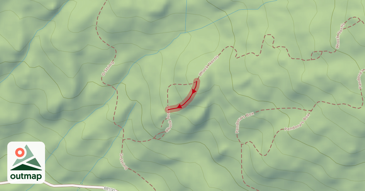 Map of Chuck Norris