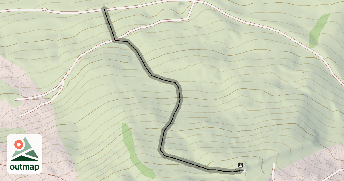 Map of Sapins
