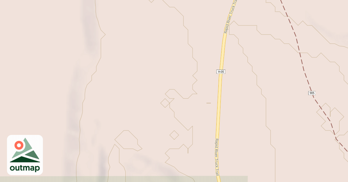 Map of RR TRUCK TRAIL SPUR H