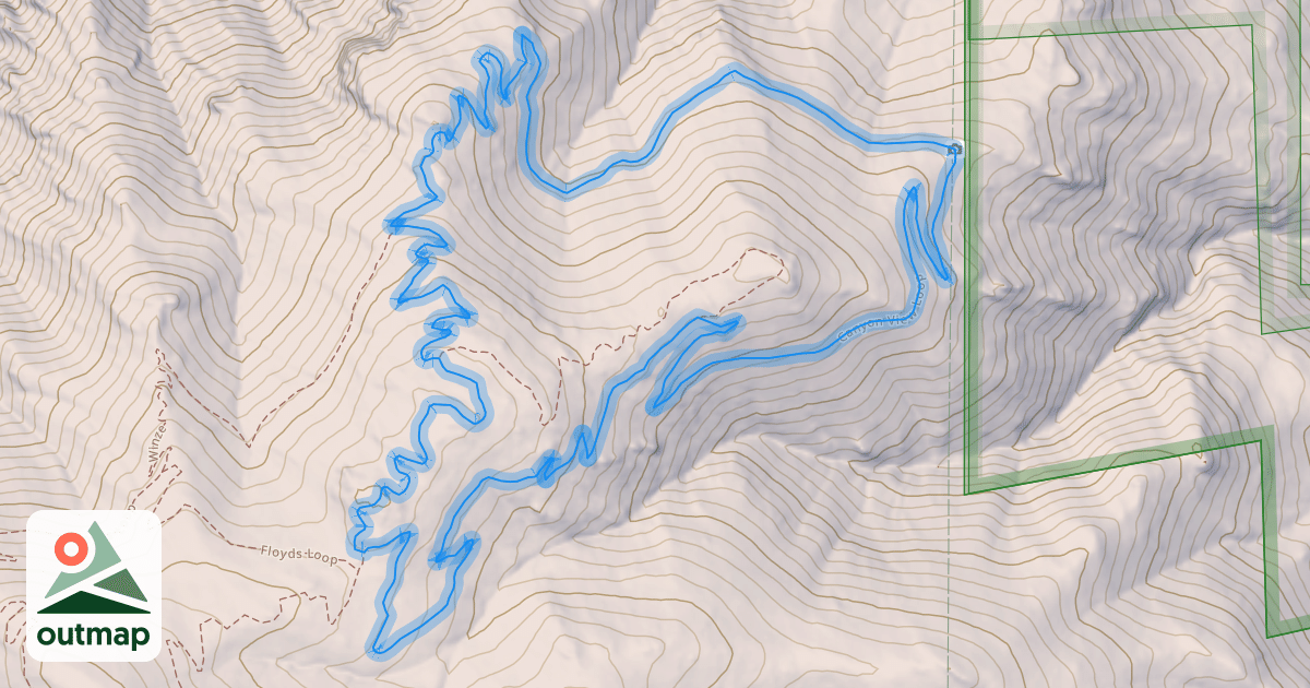 Map of Canyon View Loop