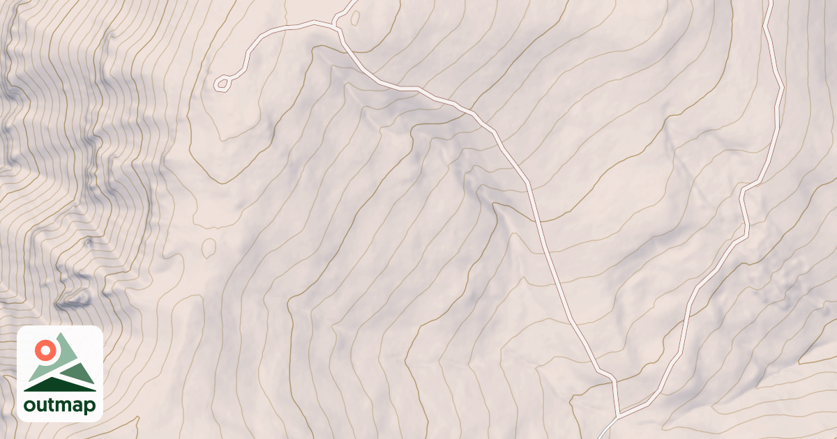 Map of BALD RIDGE SPUR