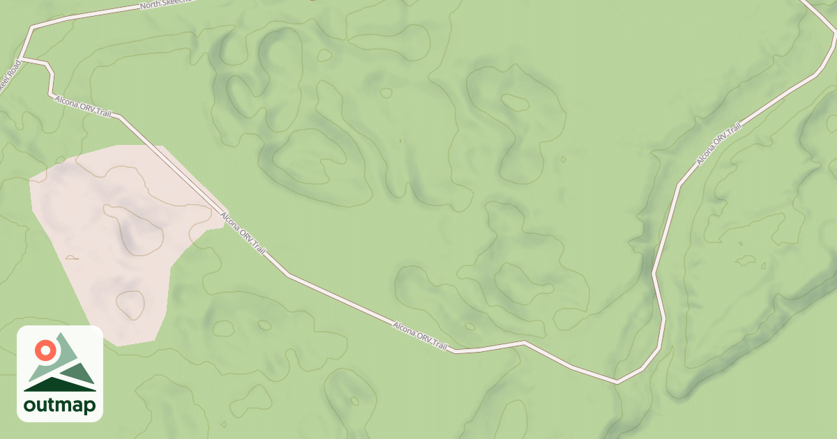 Map of ALCONA ATV TRAIL