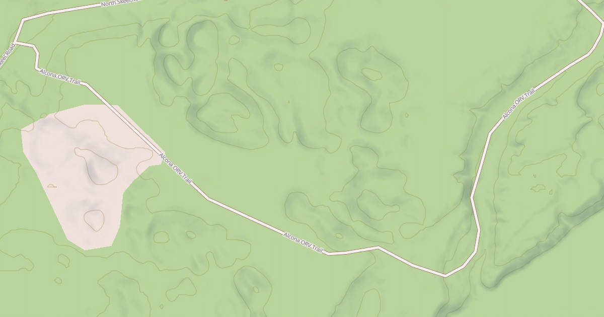 Map preview of ALCONA ATV TRAIL