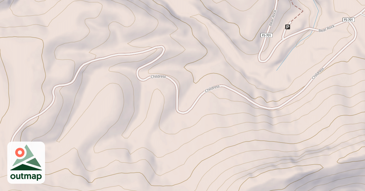 Map of CHILDRESS