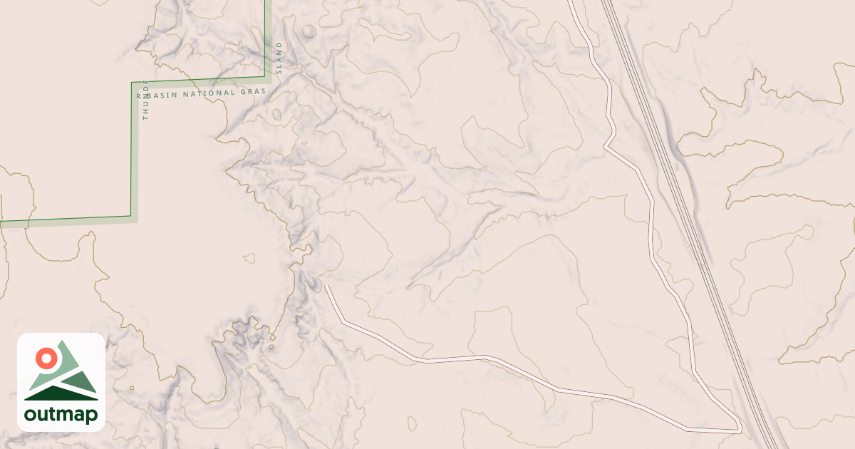 Map of USFS Motor Vehicle Use Map Trails 20633
