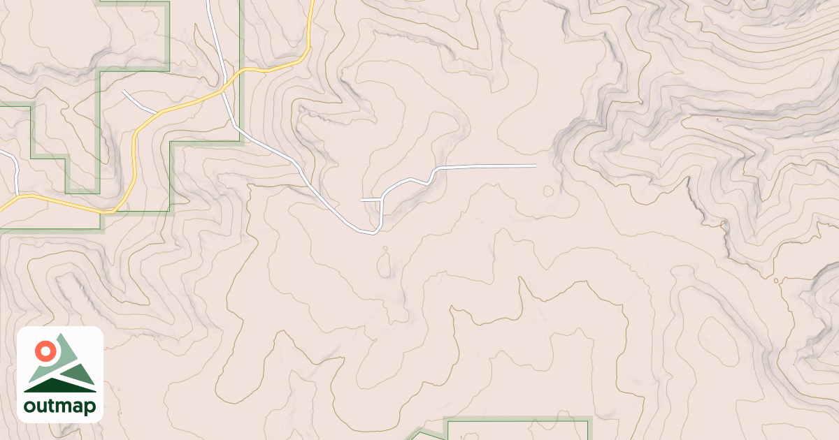 Map of CROWS NEST PEAK