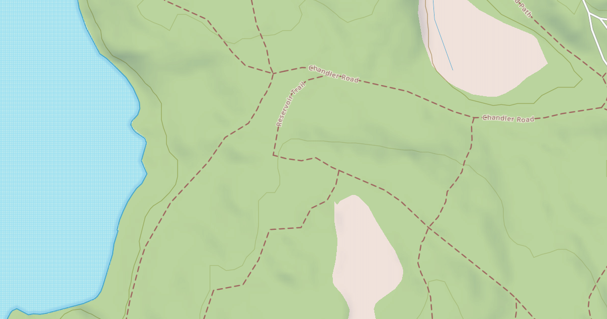 Map preview of Reservoir Trail