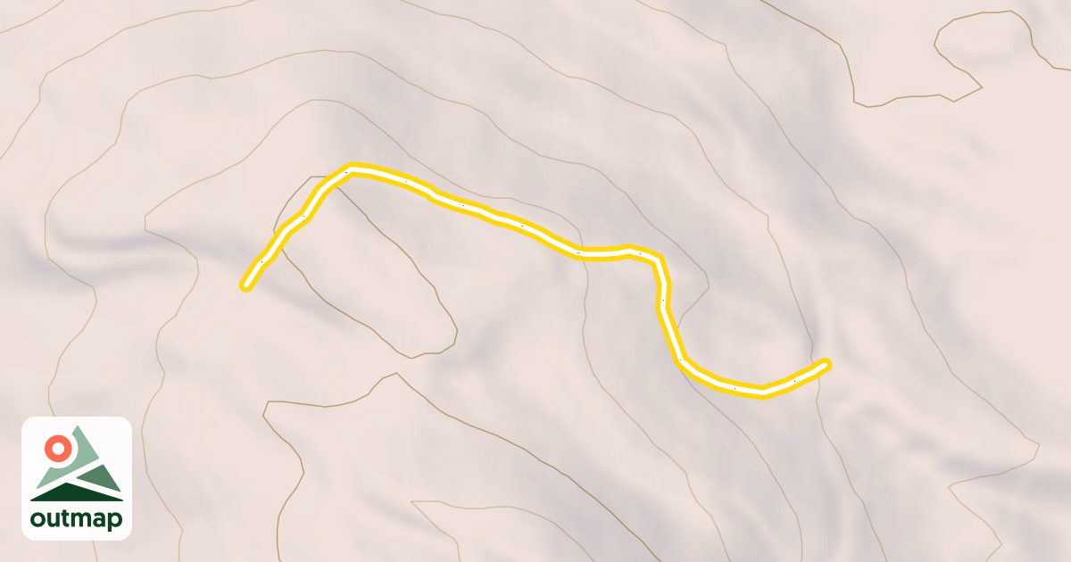 Map of Mt. Ozbaldy Touring Trail