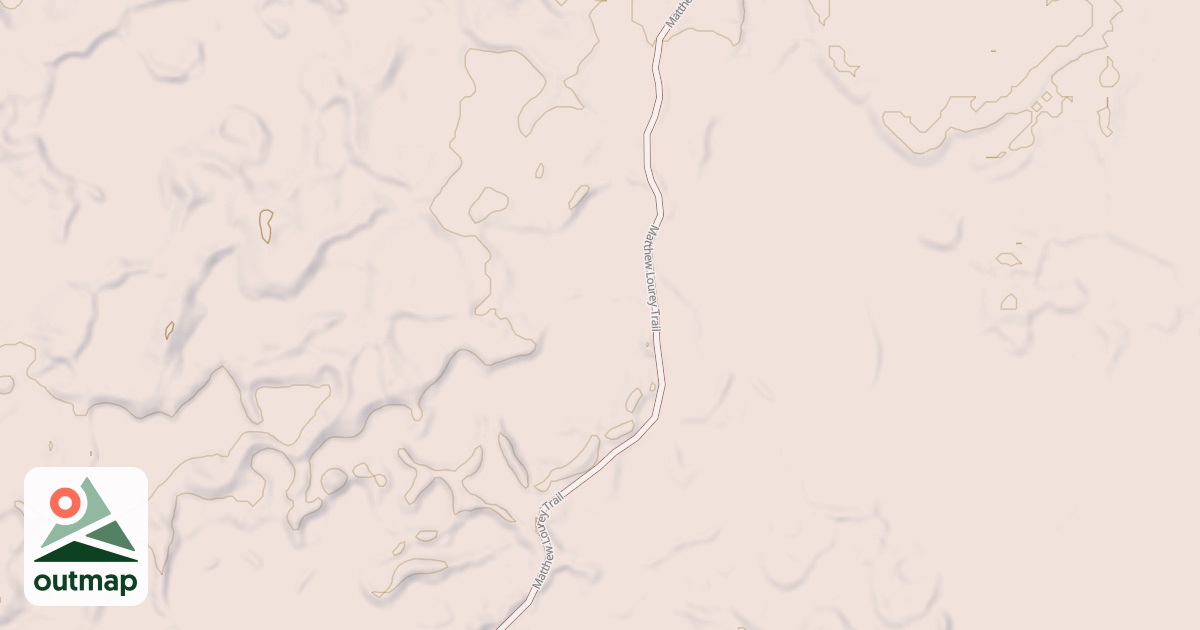 Map of Matthew Lourey State Trail
