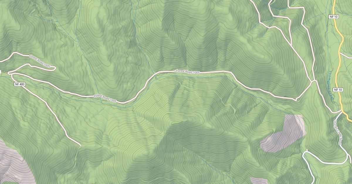 Map preview of O'BRIEN CREEK