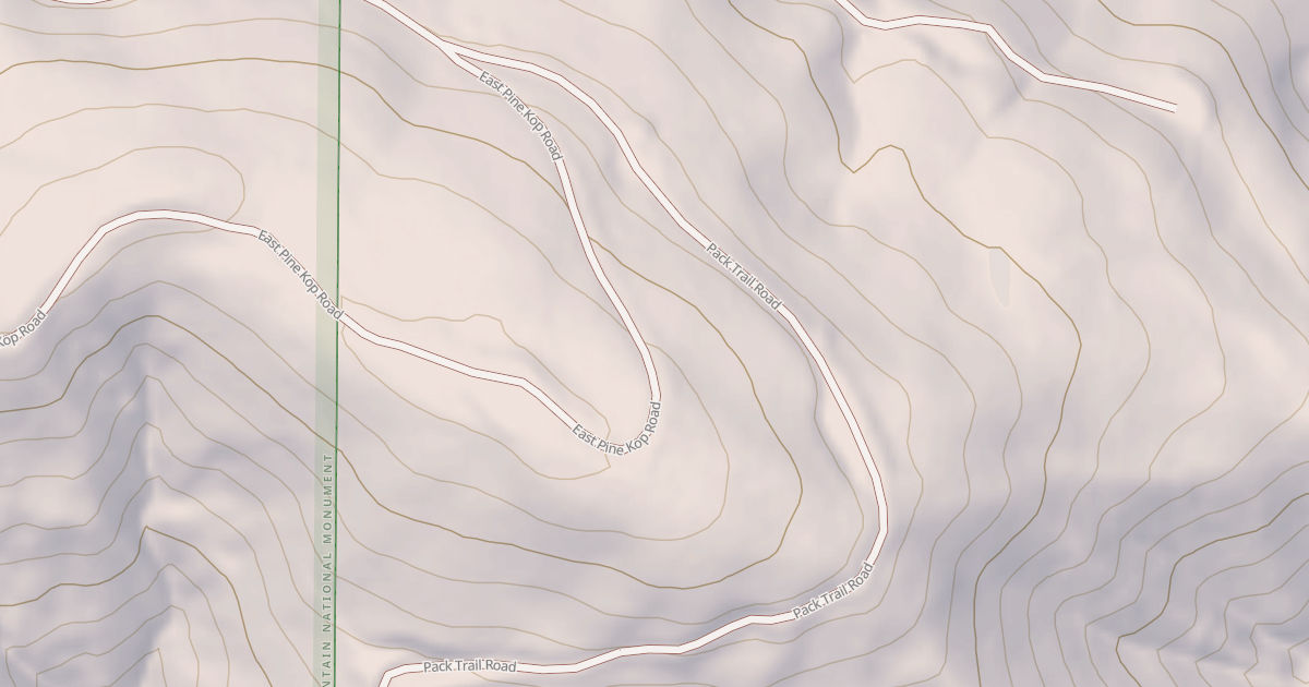 Map preview of PACK TRAIL
