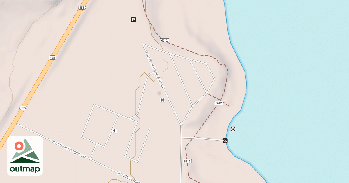 Map of PORT BOAT RAMP-A
